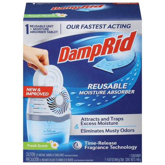 DampRid Reusable Moisture Absorber Kit - Fresh Scent