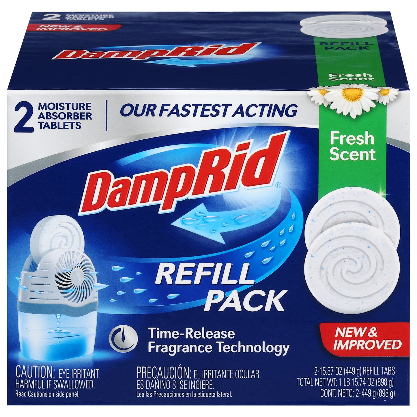DampRid Moisture Absorber Refill Pack - Fresh Scent