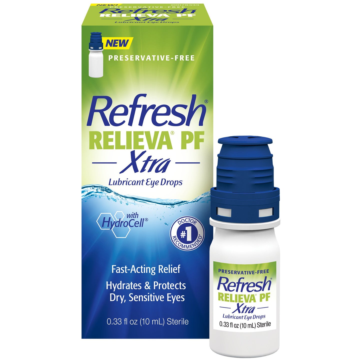 Refresh Relieva PF Xtra Multidose Lubricant Eye Drops