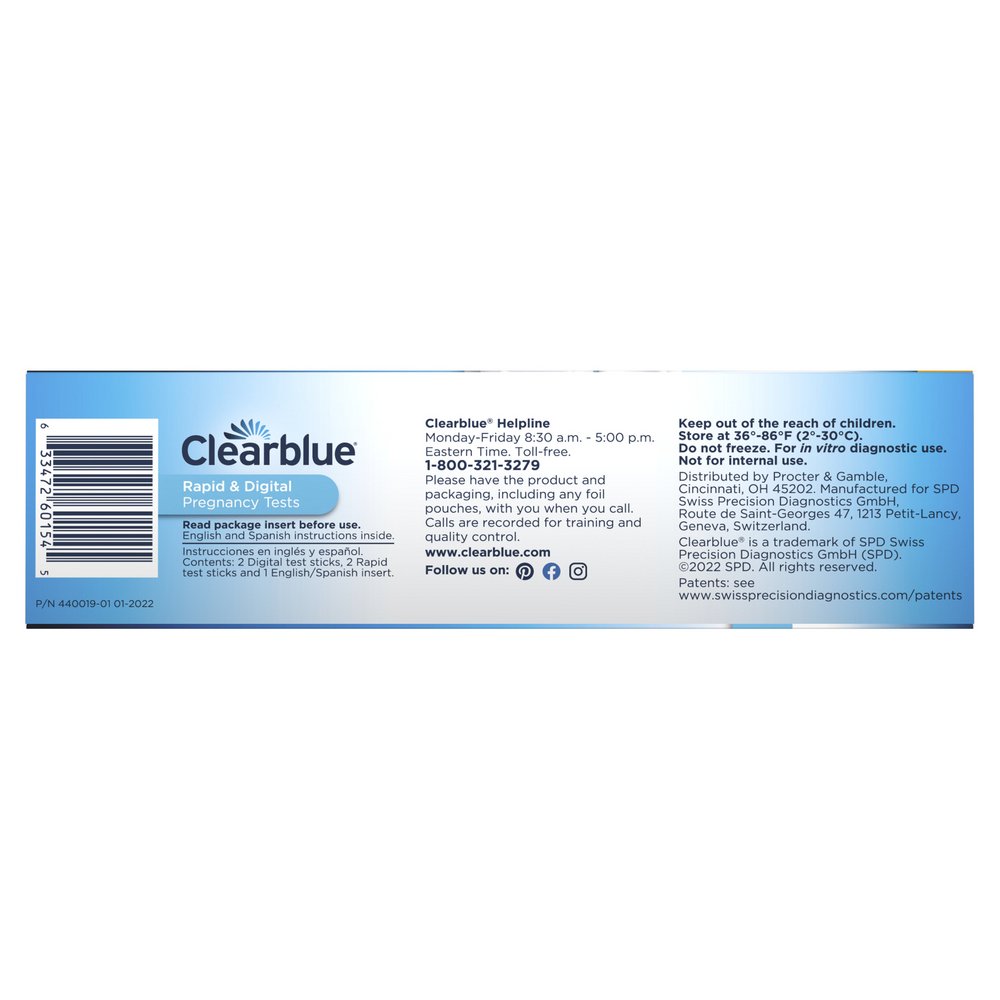 Clearblue Rapid Digital Pregnancy Test