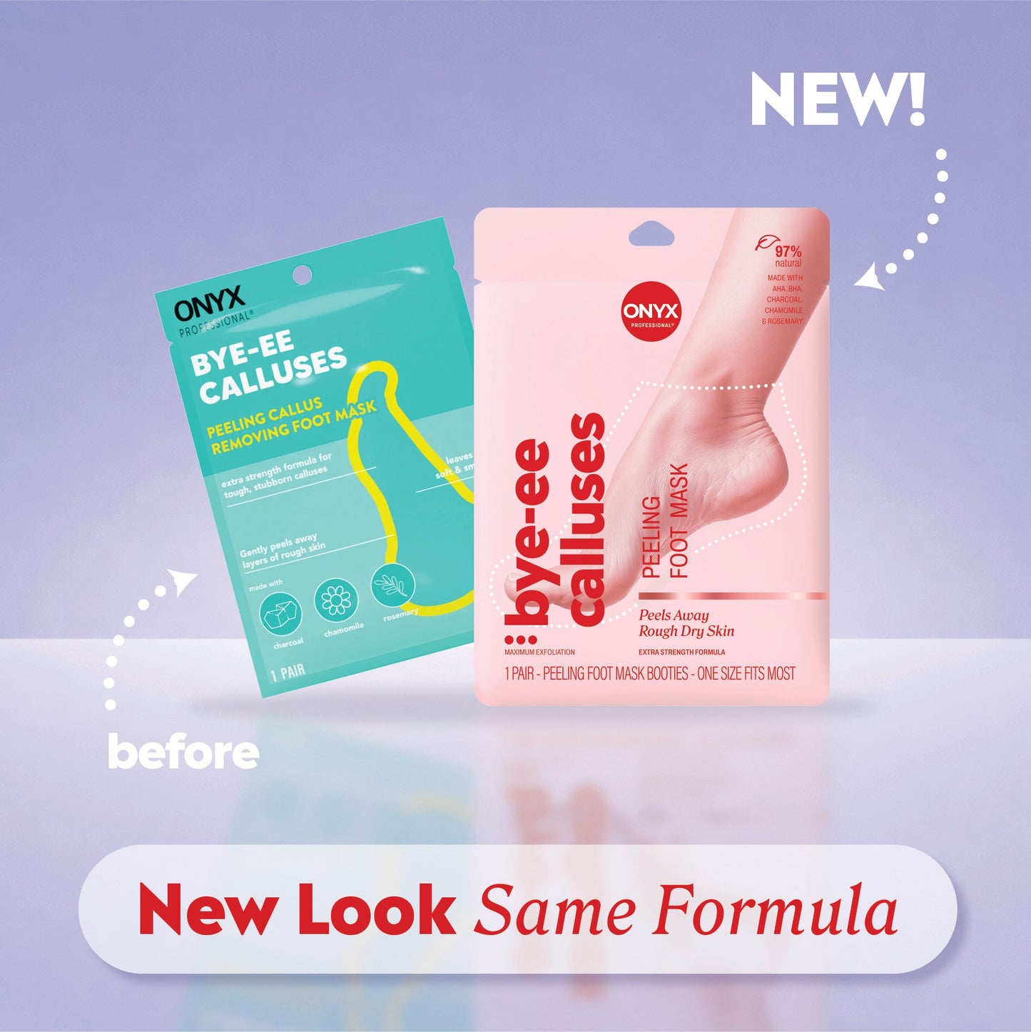 Onyx Professional Bye-EE Calluses Foot Mask