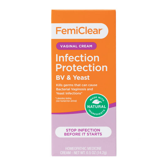 FemiClear Natural Vaginal Yeast Infection & Bacterial Vaginosis Protection Cream