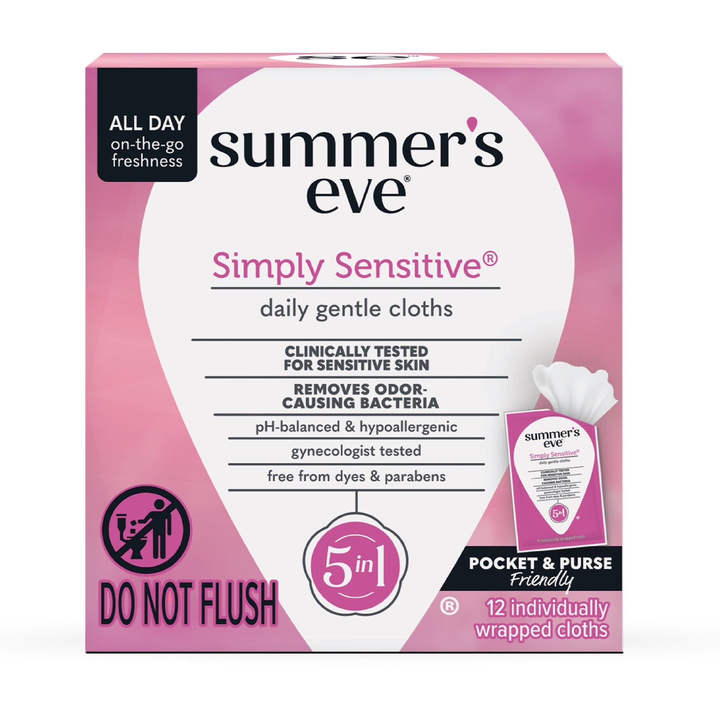 Summer's Eve Feminine Wipes - Simply Sensitive