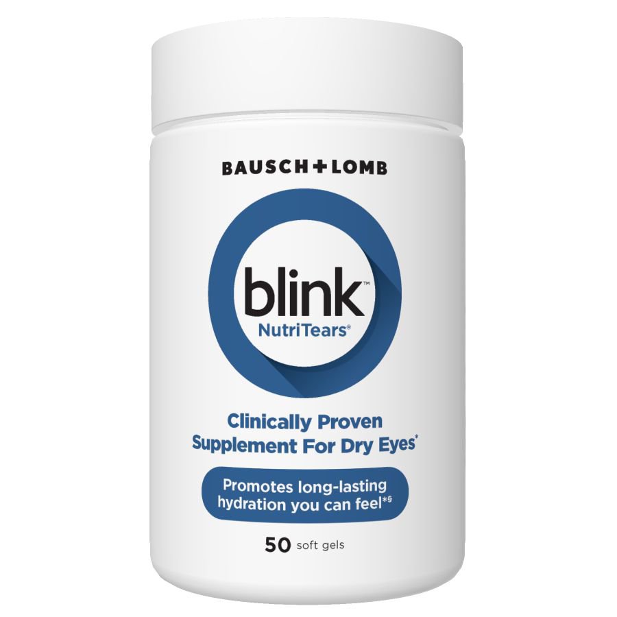 Bausch & Lomb Blink NutriTears Dry Eye Supplement Soft Gels