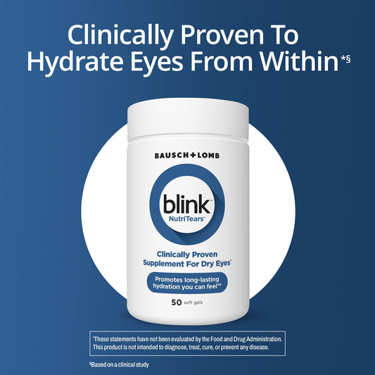 Bausch & Lomb Blink NutriTears Dry Eye Supplement Soft Gels