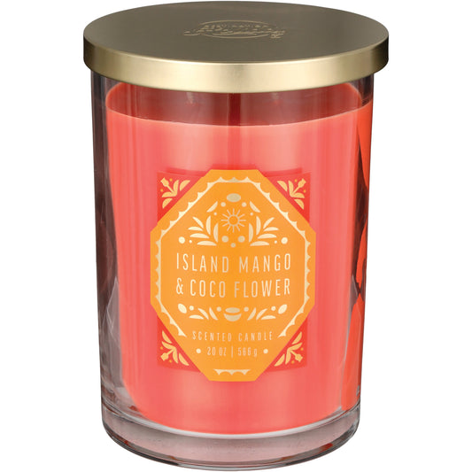 Destination Holiday Island Mango & Coco Flower Scented Candle