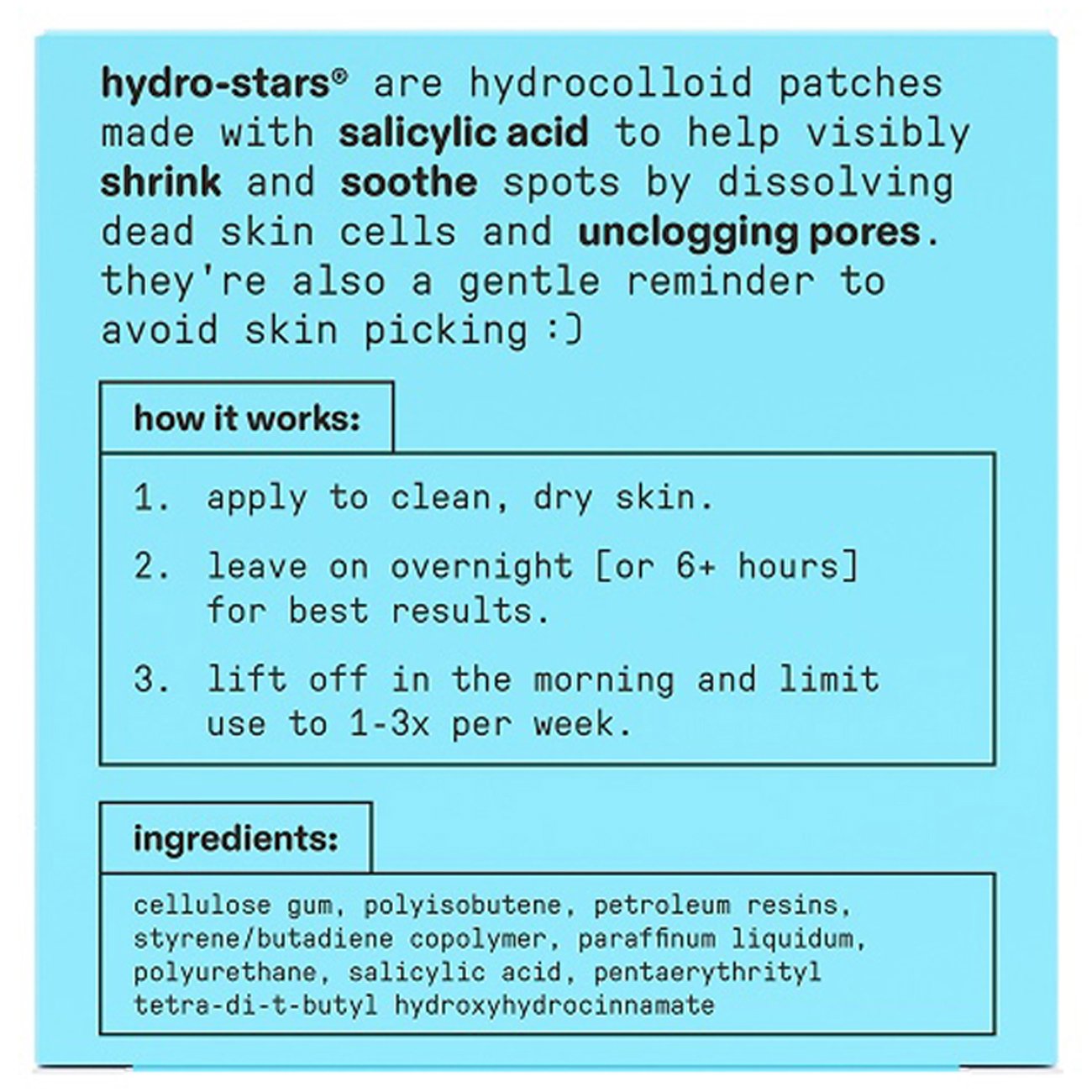 Starface Hydro-Star Salicylic Acid Patches + Big Blue Compact