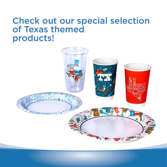 H-E-B Heavy Duty 7 in Dessert Paper Plates