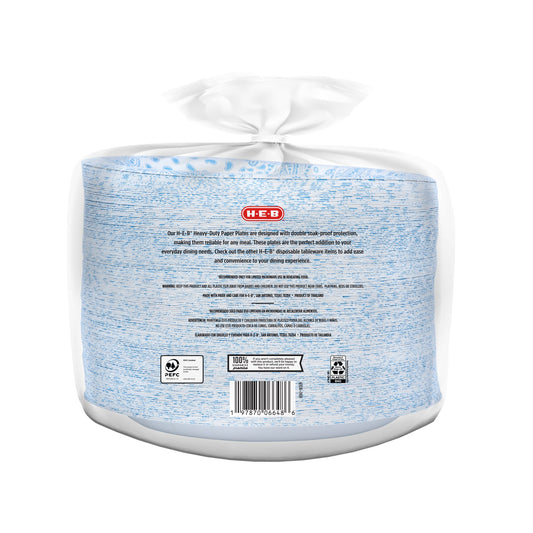 H-E-B Heavy Duty 8.5 in Lunch Paper Plates