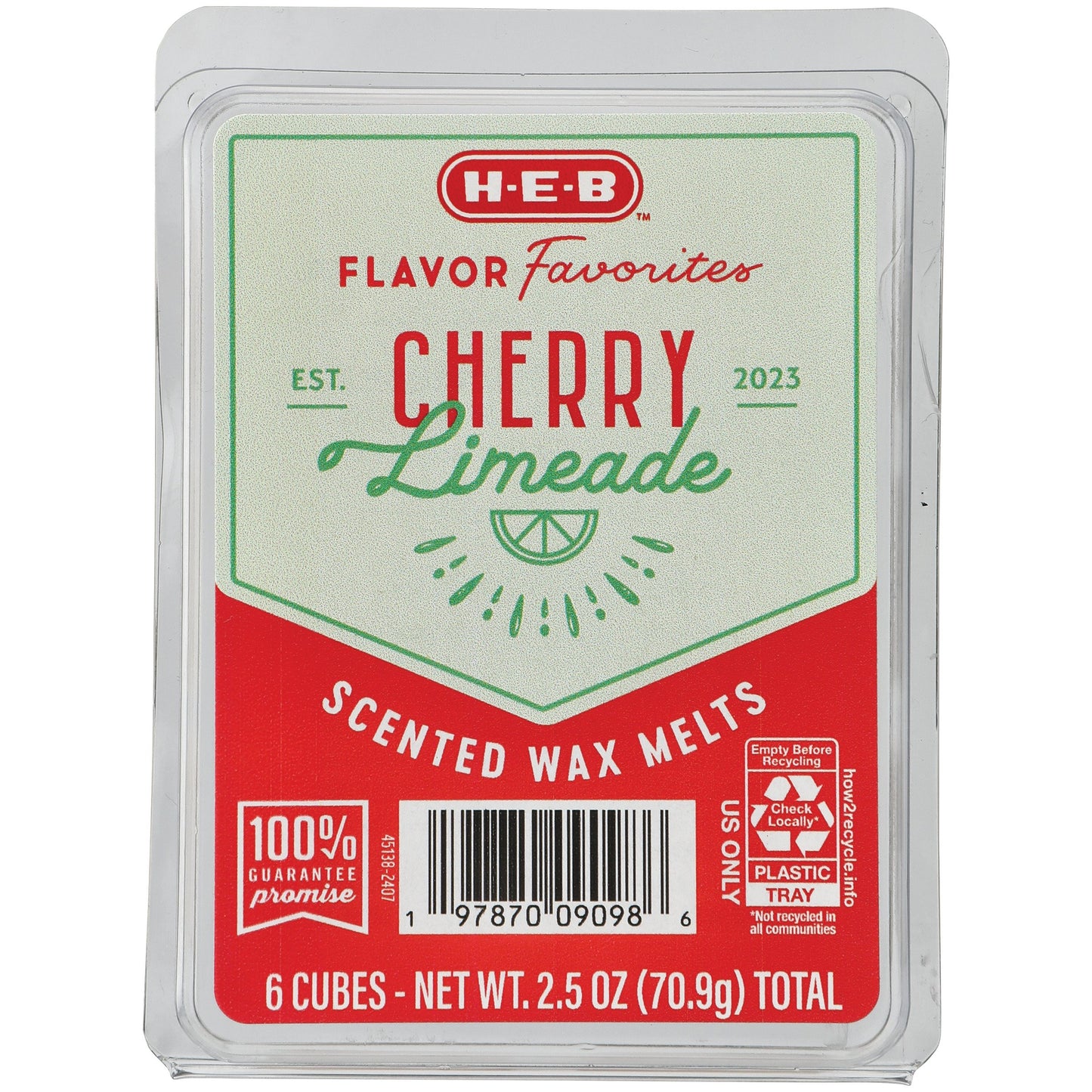 H-E-B Flavor Favorites Cherry Limeade Scented Wax Melts