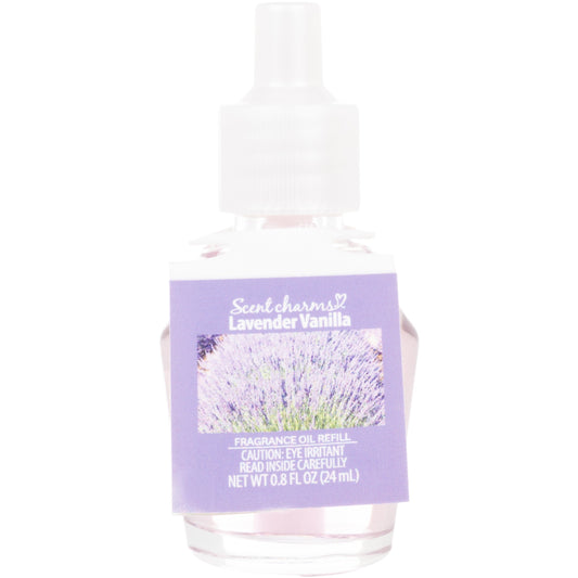 Scent Charms Lavender Vanilla Scented Fragrance Oil Refill