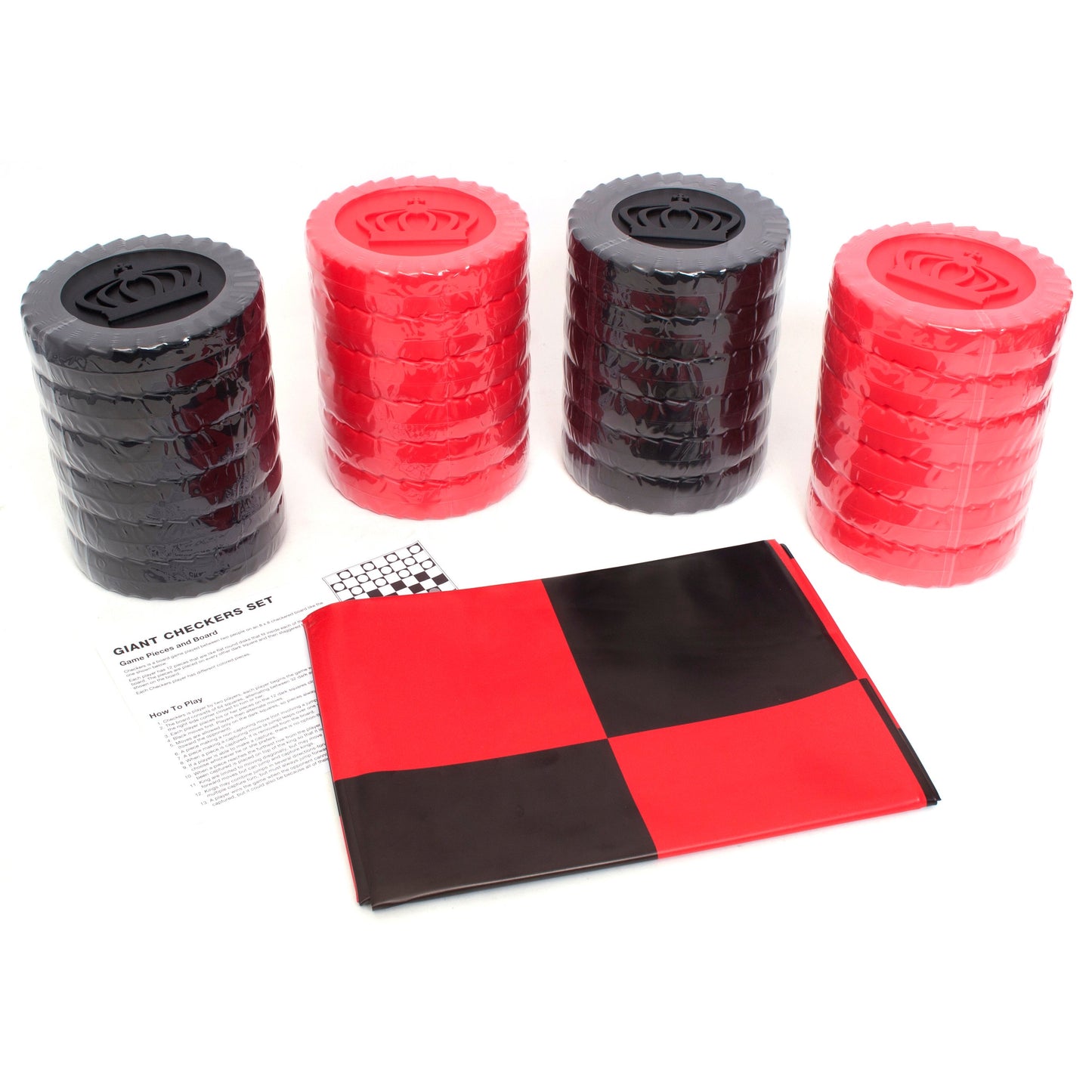 Goofy Foot Giant Checkers Game Set