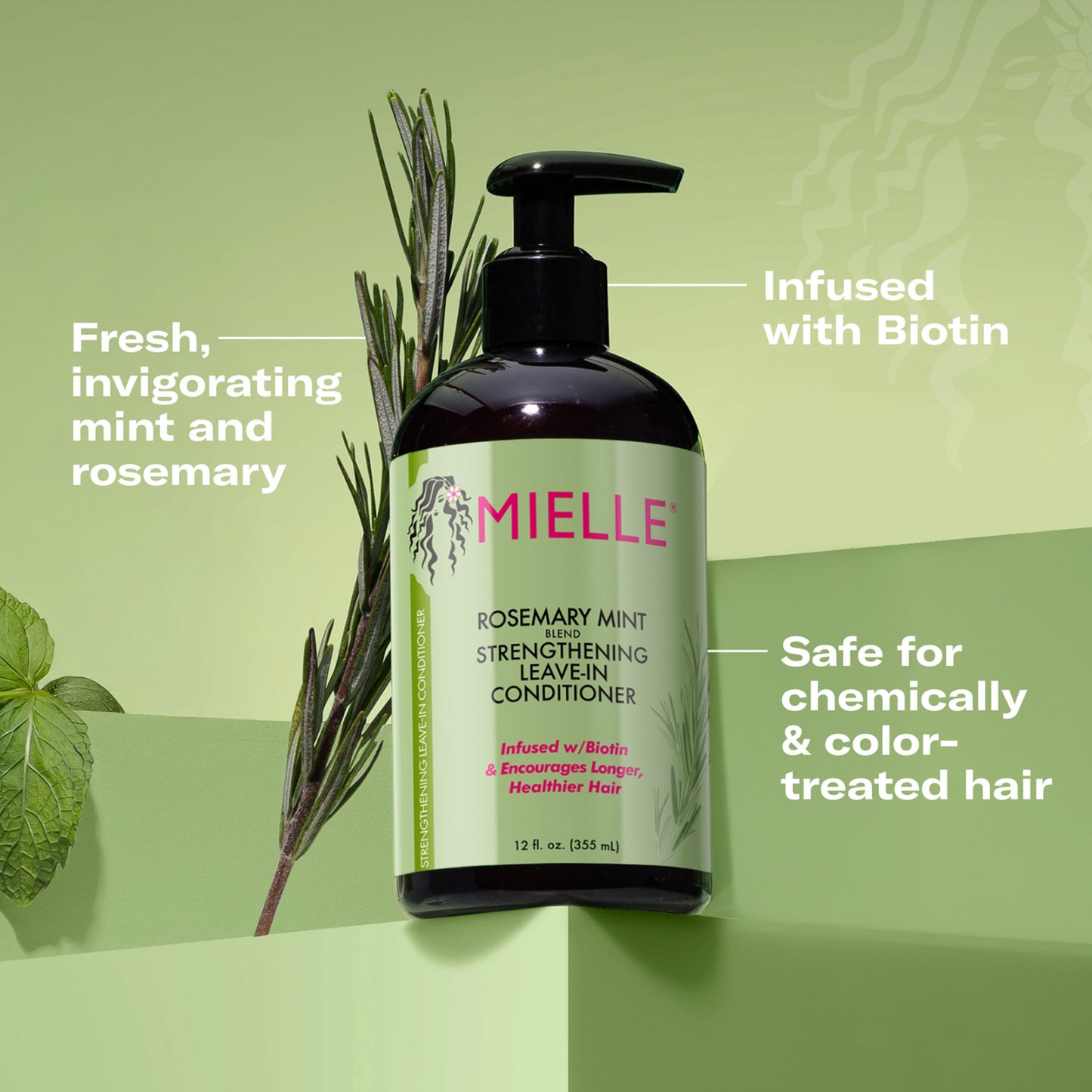 Mielle Rosemary Mint Leave-In Strengthening Conditioner