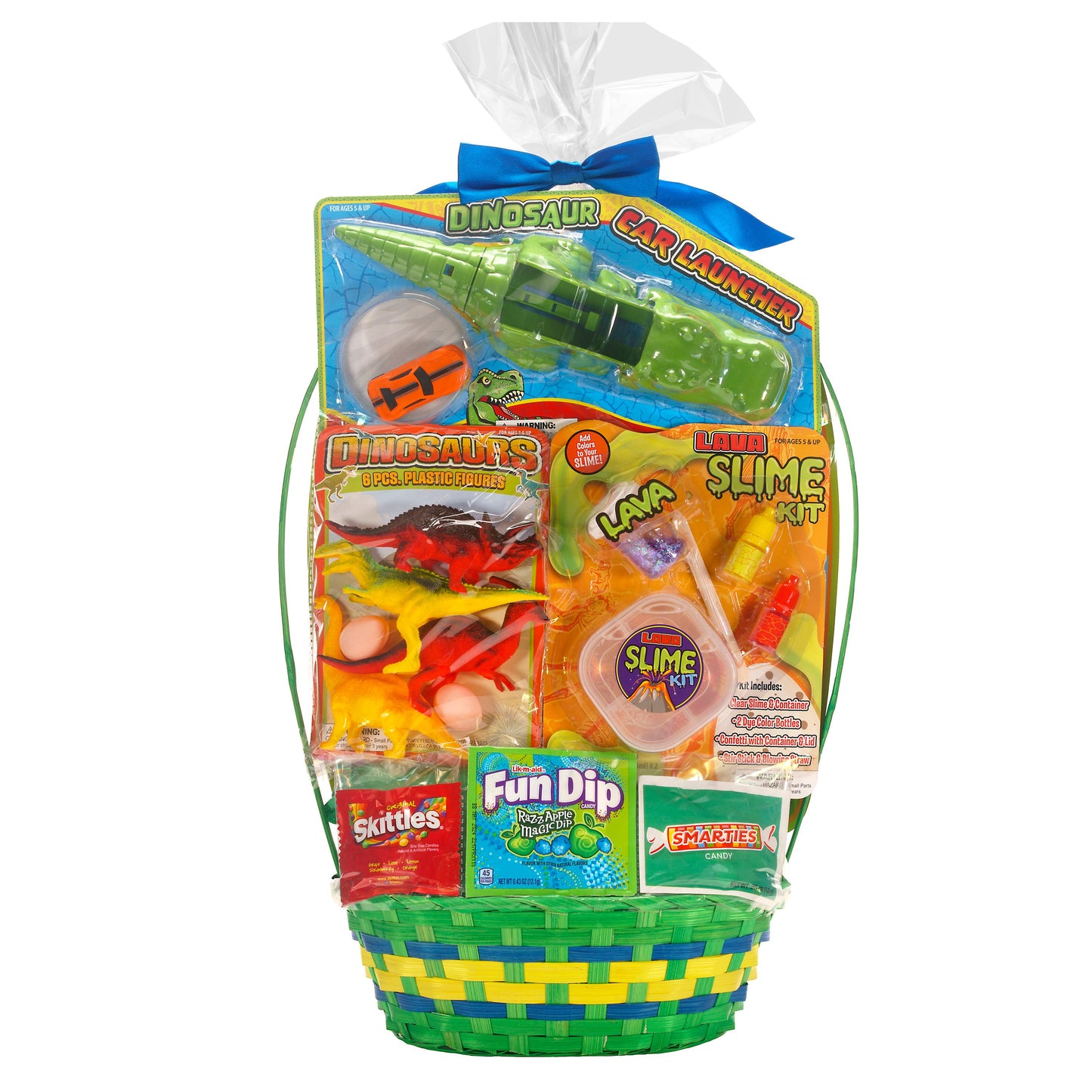 Wondertreats Dinosaurs And Slime Kit Easter Basket