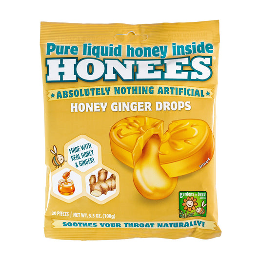 Honees Honey Ginger Cough Drops