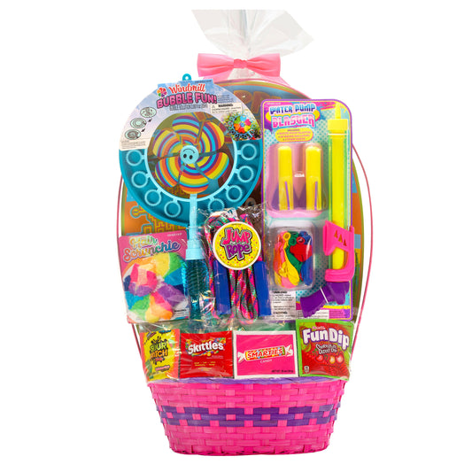 Wondertreats Bubble Windmill and Water Pump Blaster Easter Basket