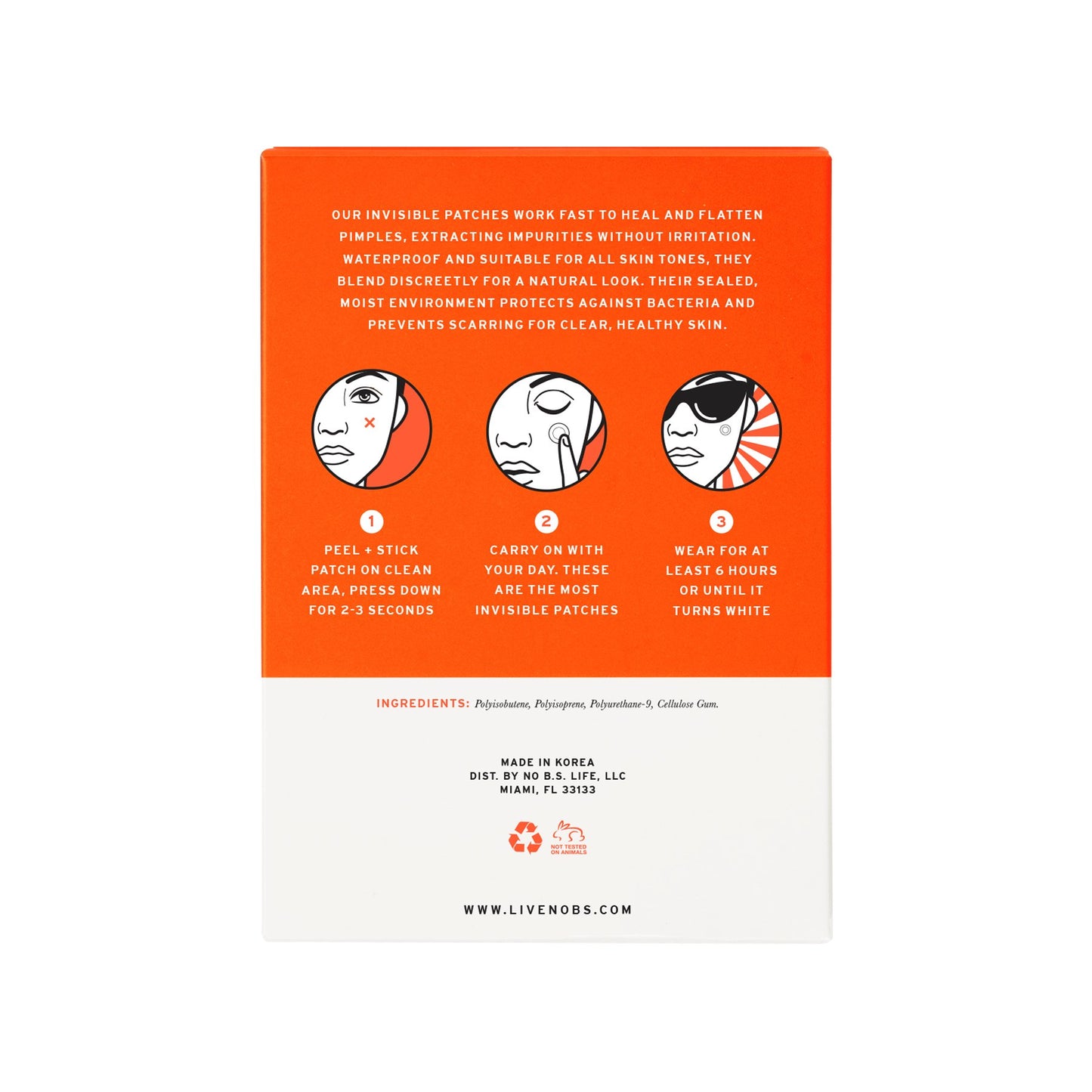 No B.S. All Day Healing Acne Patches