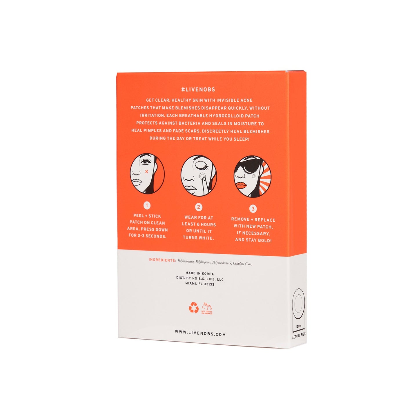 No B.S. All Day Healing Acne Patches