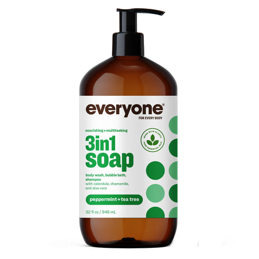 Everyone 3 In 1 Soap - Peppermint + Tea Tree