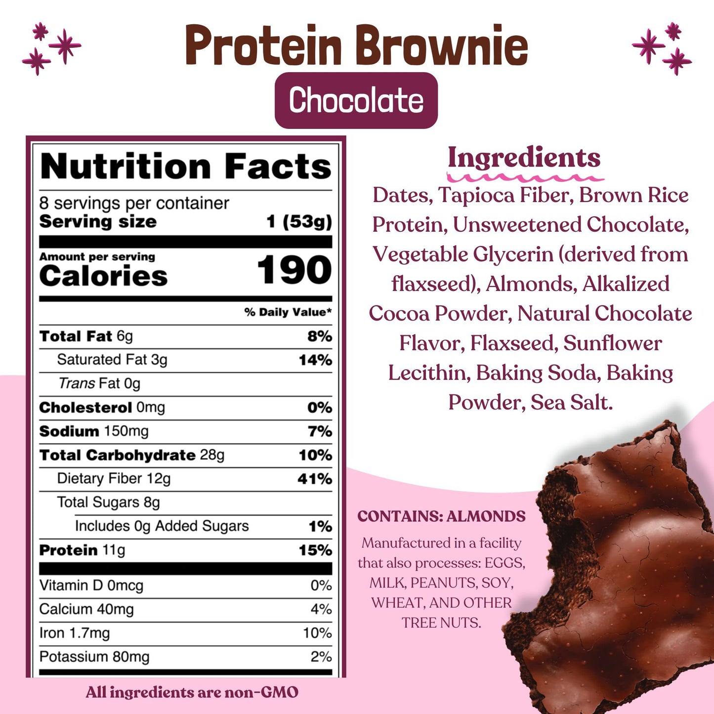 Elavi Chocolate Protein Brownie