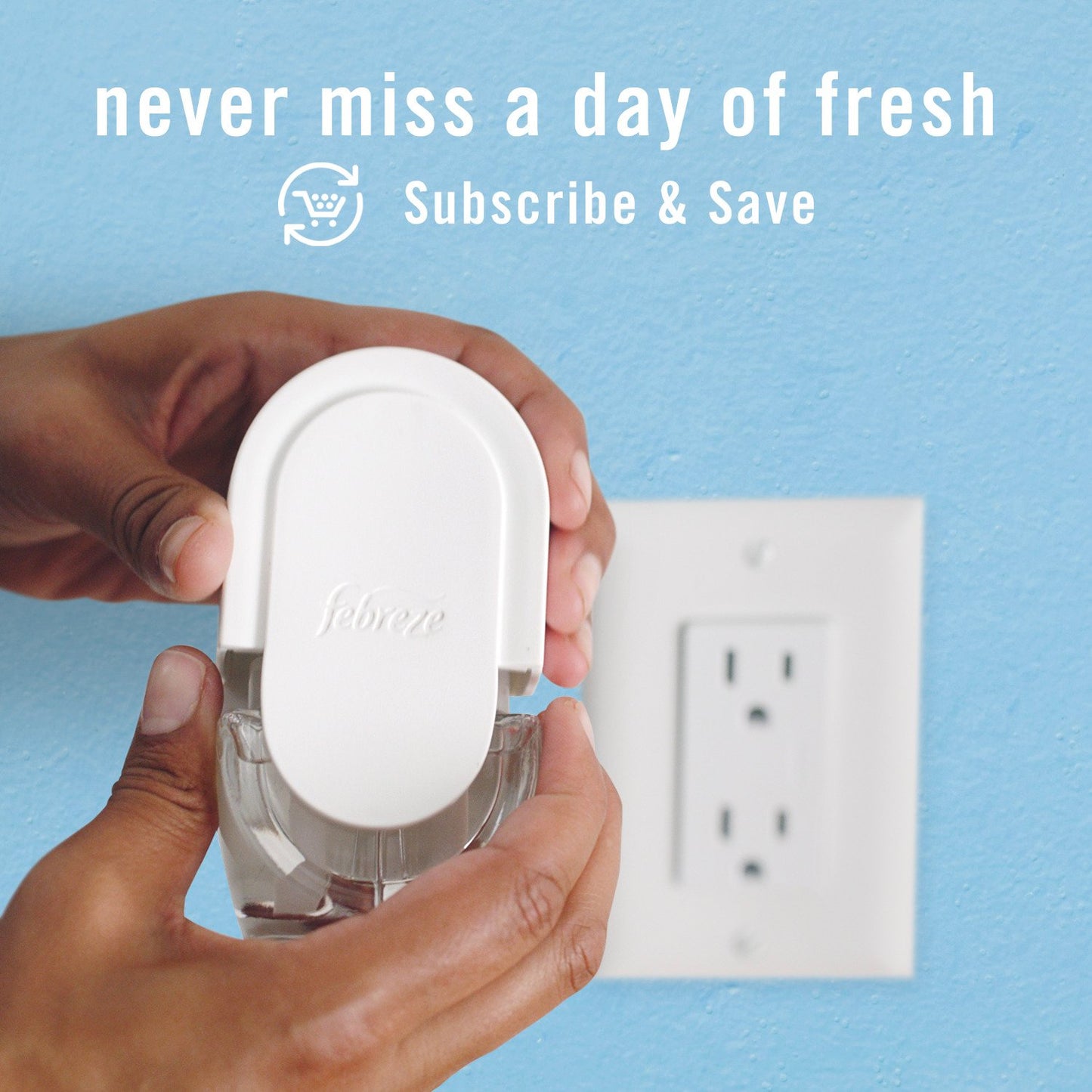 Febreze Luxe Plug In Air Freshener Odor-Fighting Scented Oil Refill - Rainforest