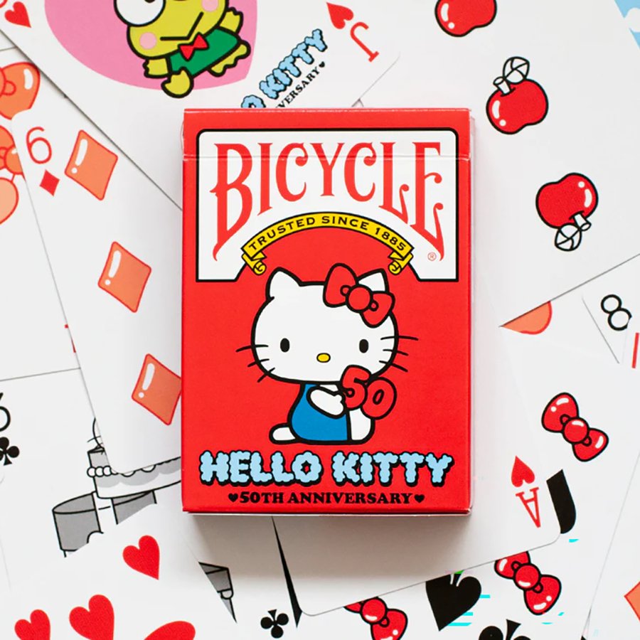Bicycle Hello Kitty 50th Anniversary Playing Cards