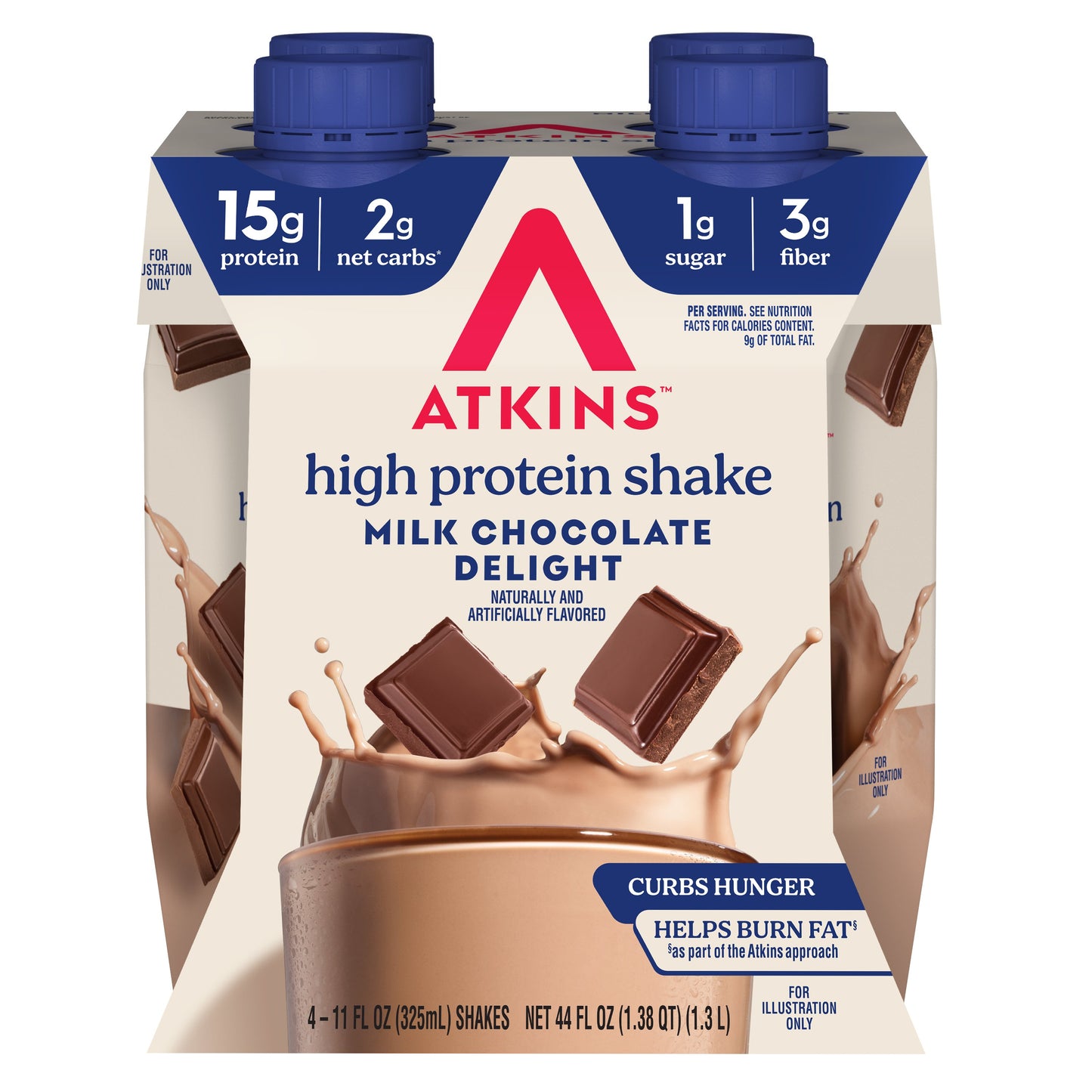 Atkins Strong High Protein Shakes - Milk Chocolate