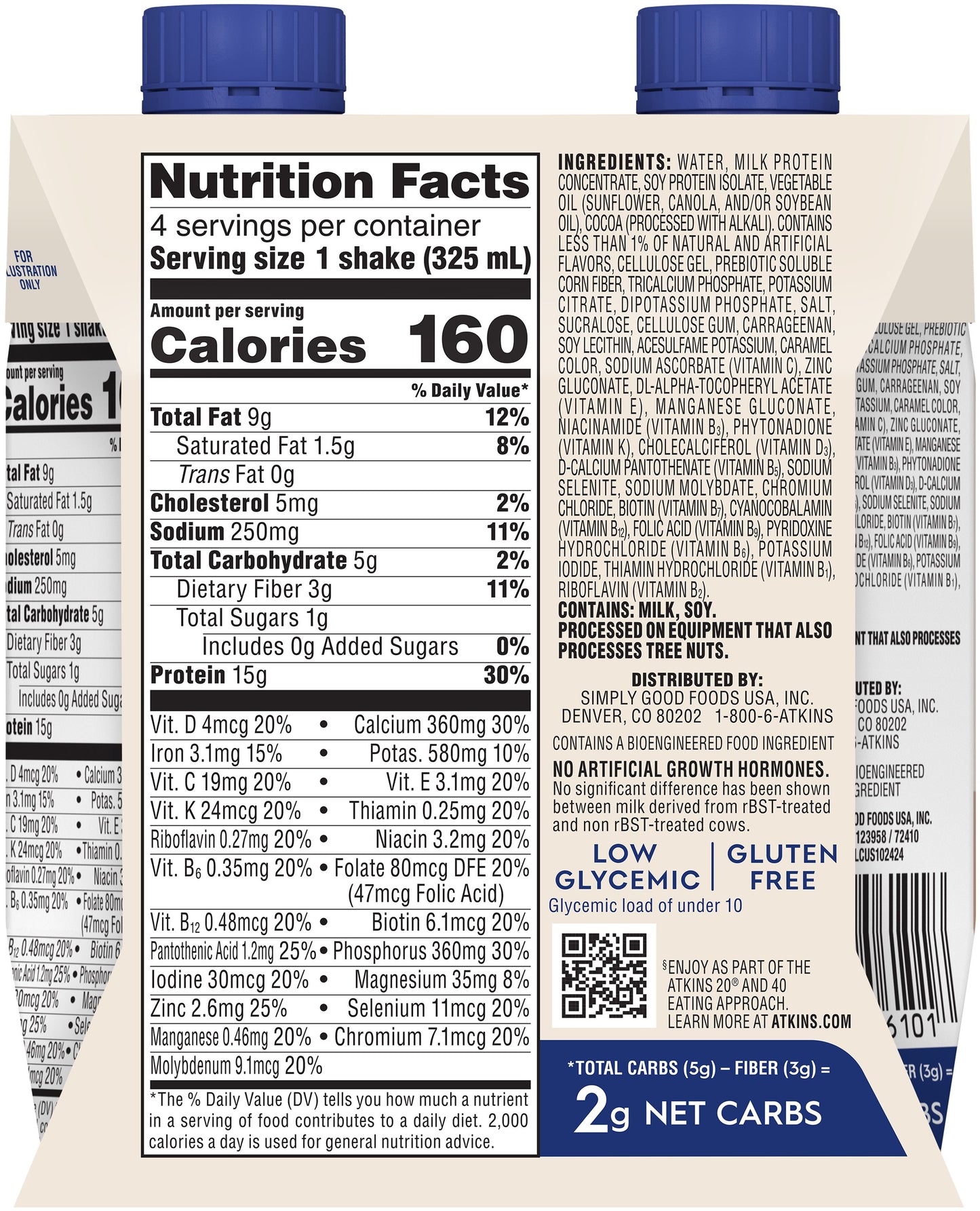 Atkins Strong High Protein Shakes - Milk Chocolate