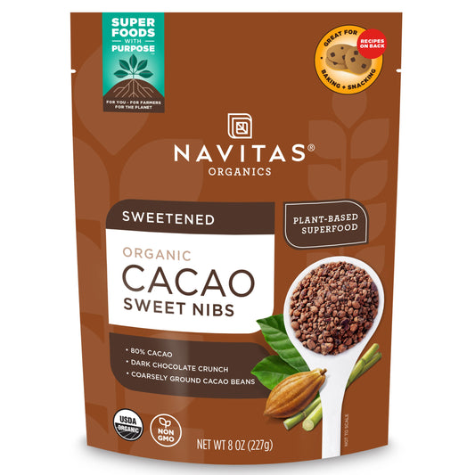 Navitas Organics Sweetened Cacao Nibs