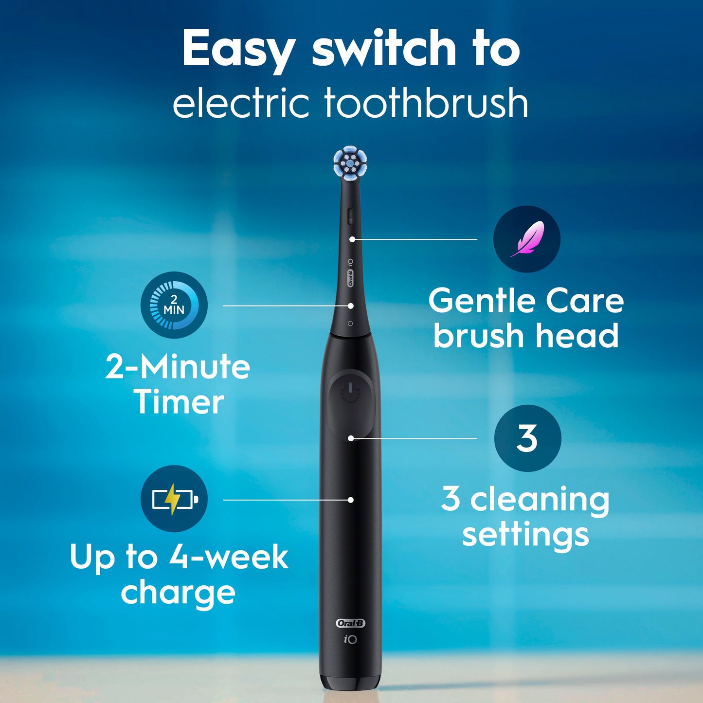 Oral-B iO Series 2 Rechargeable Toothbrush - Green