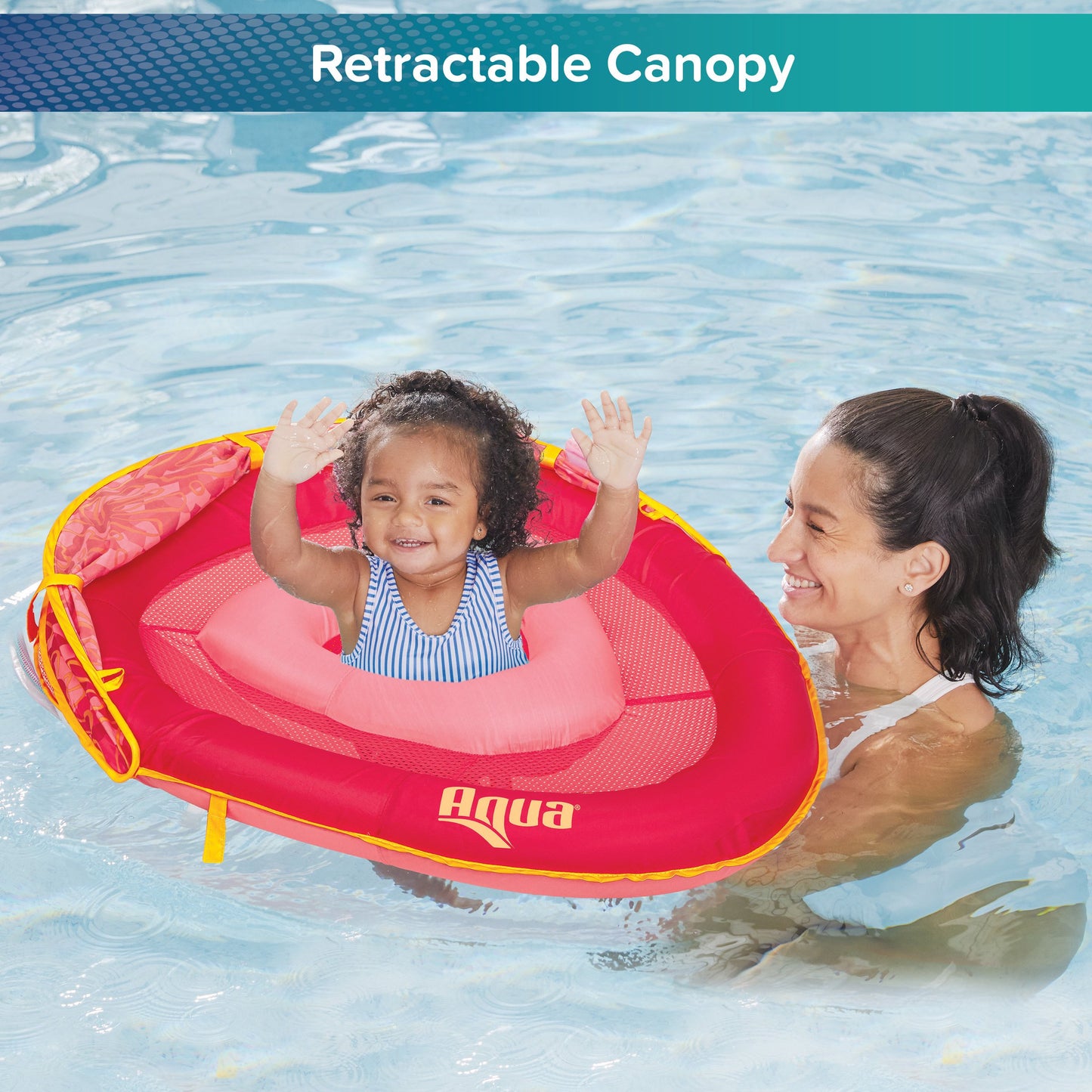 Aqua Leisure Kids Grow-With-Me Baby Boat - Pink