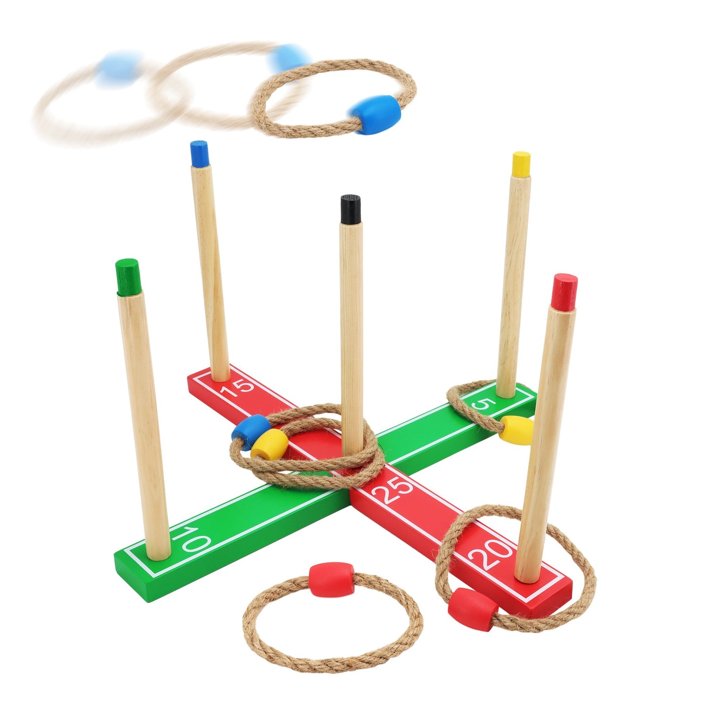 So Summer Wooden Ring Toss Game