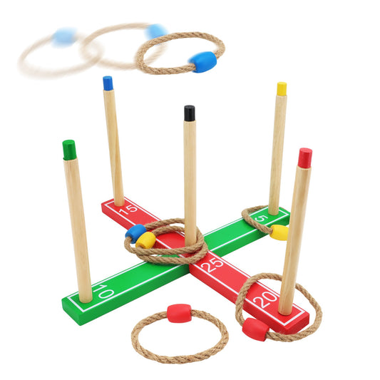 So Summer Wooden Ring Toss Game