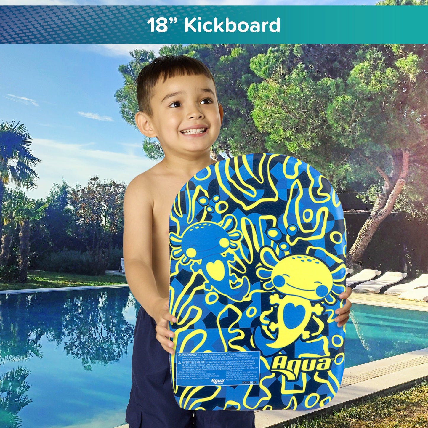 Aqua Leisure Kids Surf Rider Kickboard - Pink