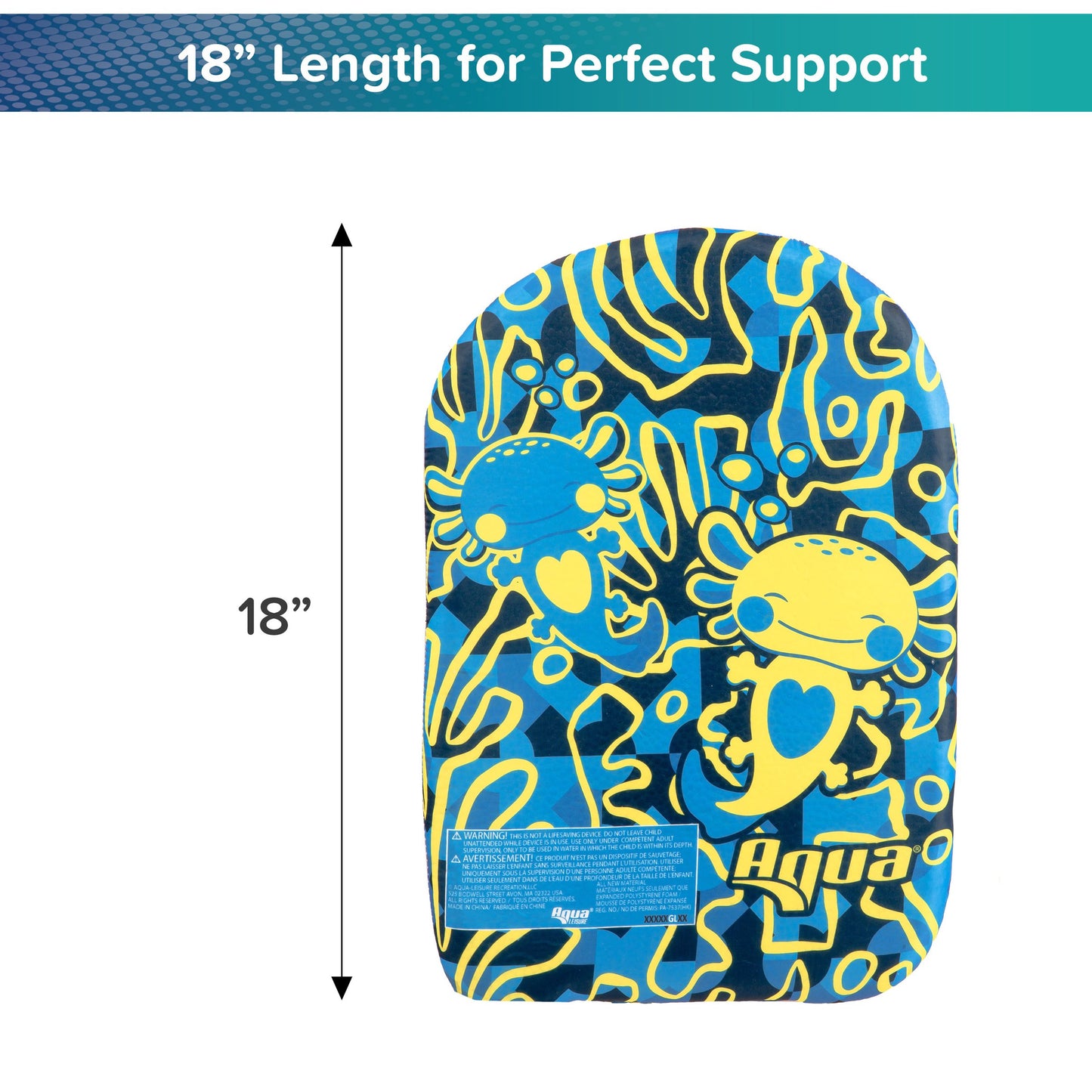 Aqua Leisure Kids Surf Rider Kickboard - Pink