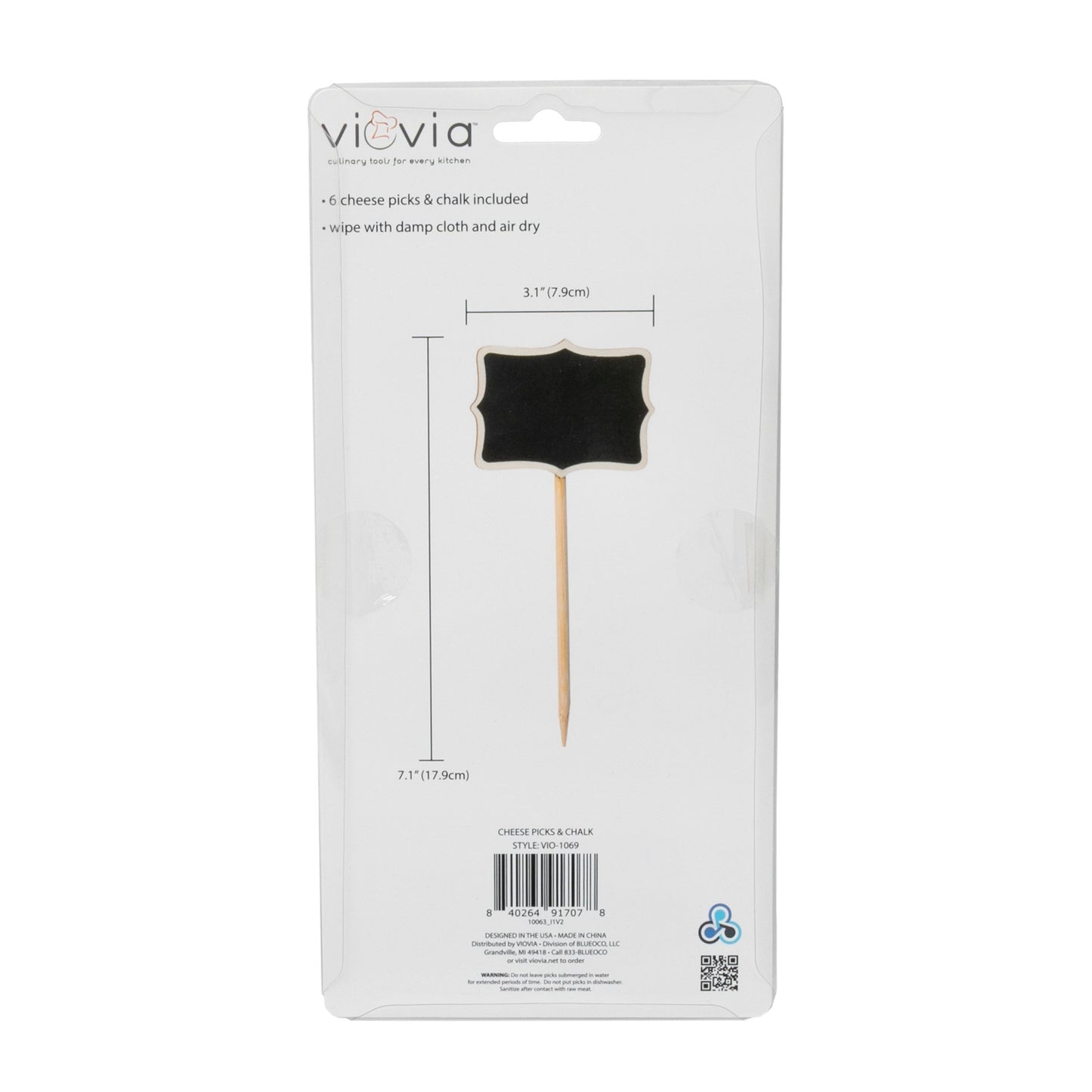 viovia Cheese Picks & Chalk