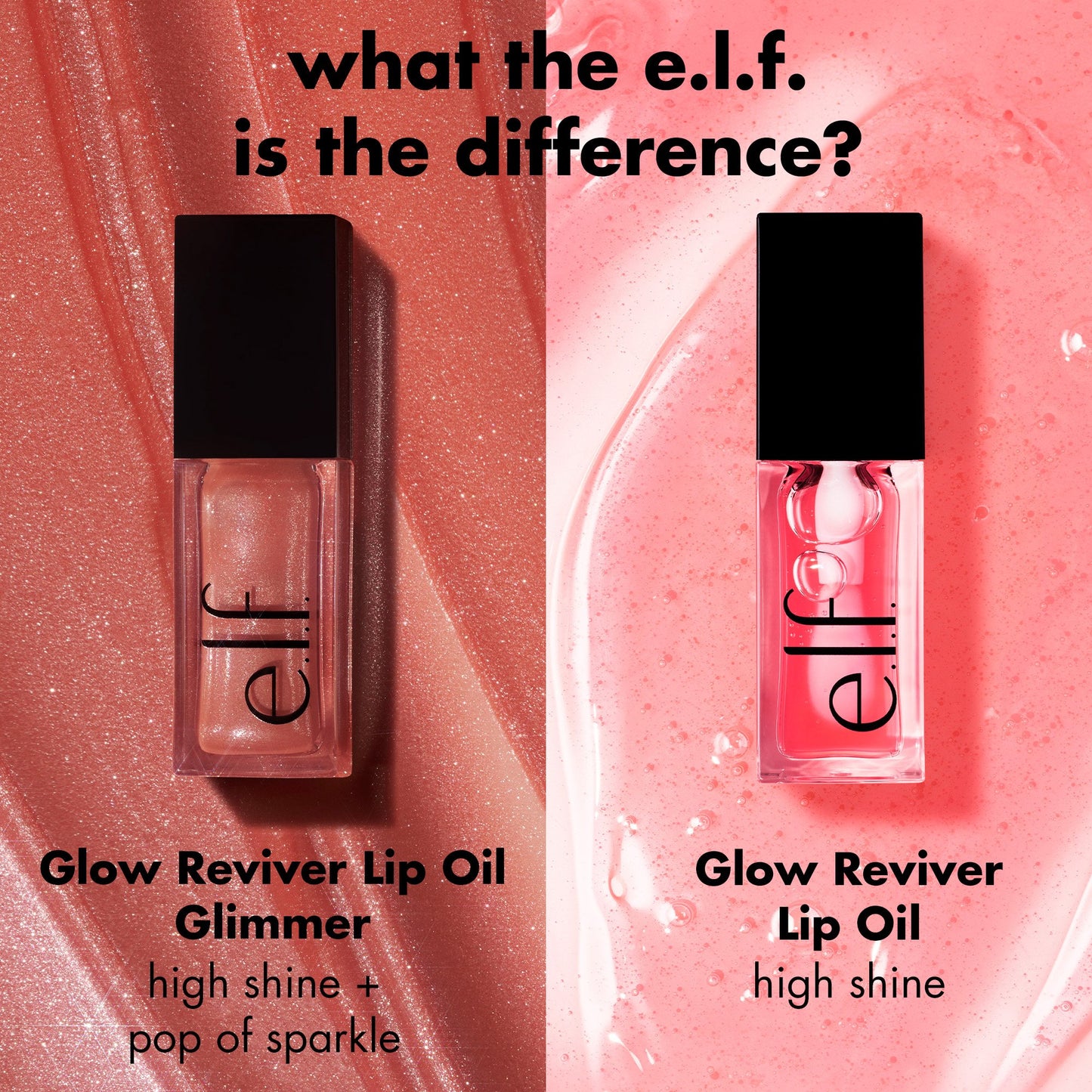 e.l.f. Glow Reviver Lip Oil Glimmer - Princess Cut
