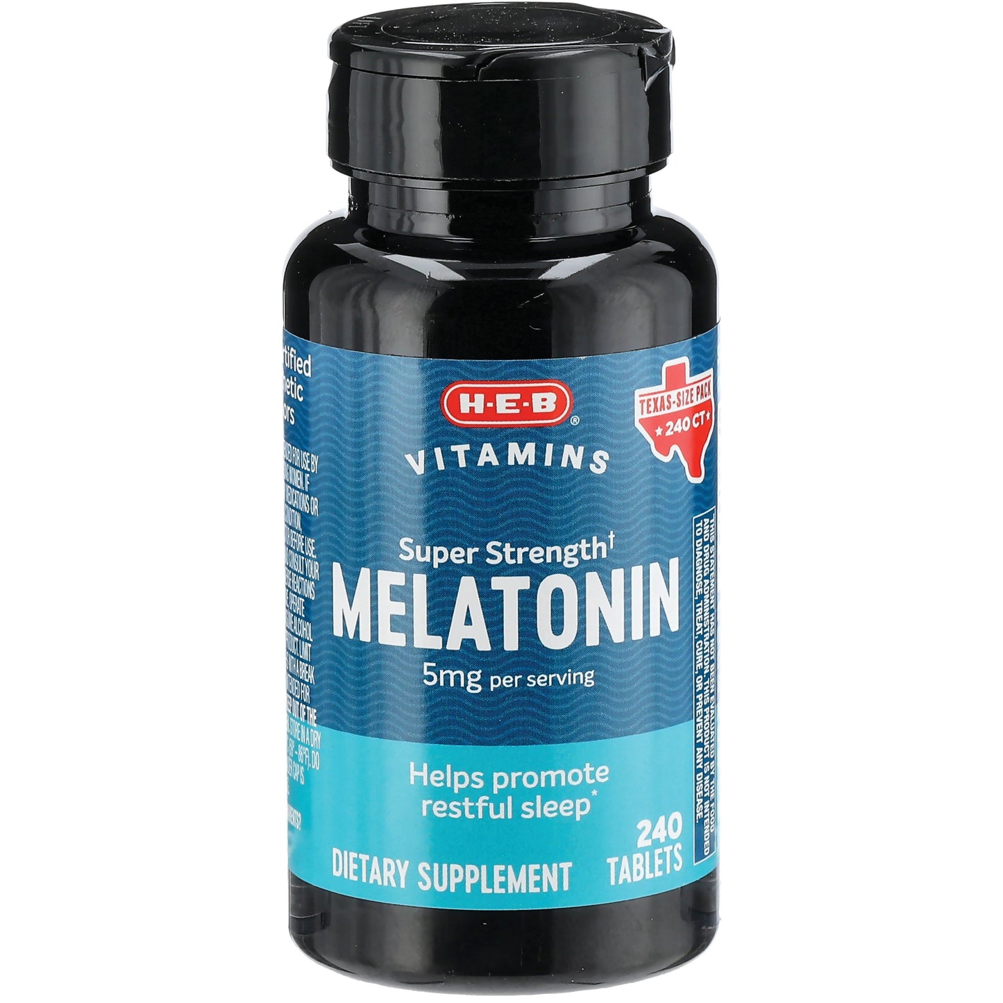 H-E-B Vitamins Melatonin 5 mg Tablets