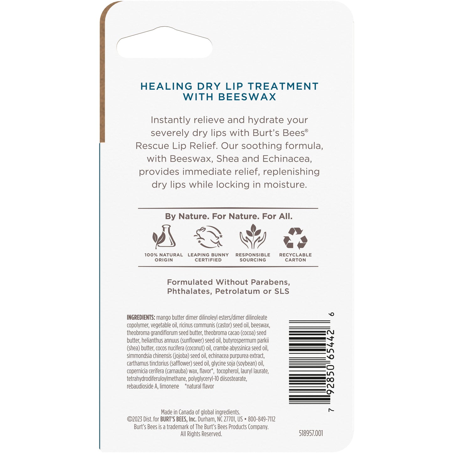 Burt's Bees Rescue Lip Relief