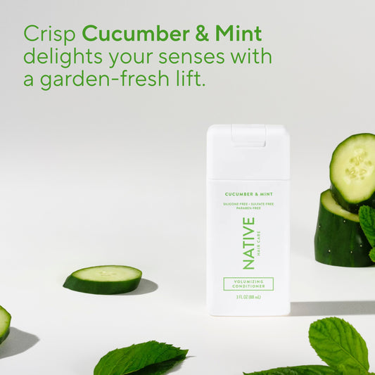 Native Travel Size Volumizing Conditioner - Cucumber & Mint