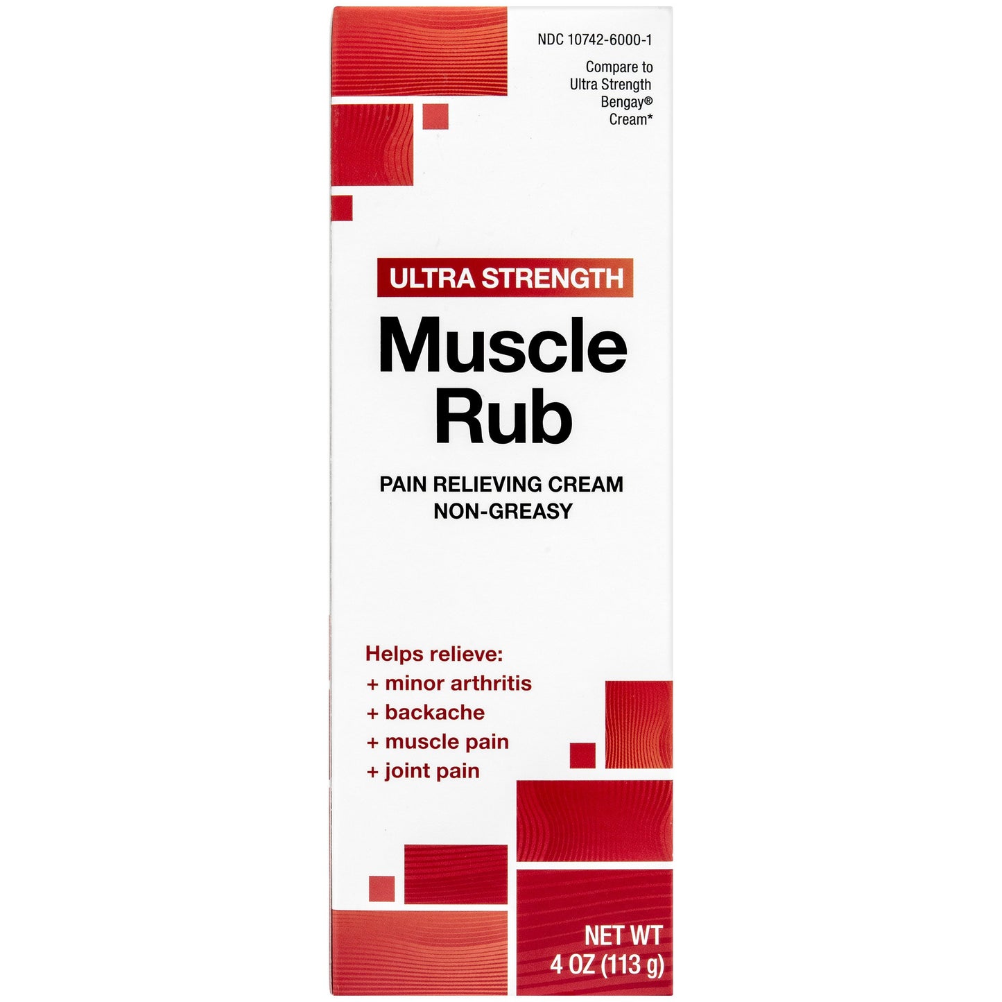 Mentholatum Ultra Strength Pain Relieving Muscle Rub Cream