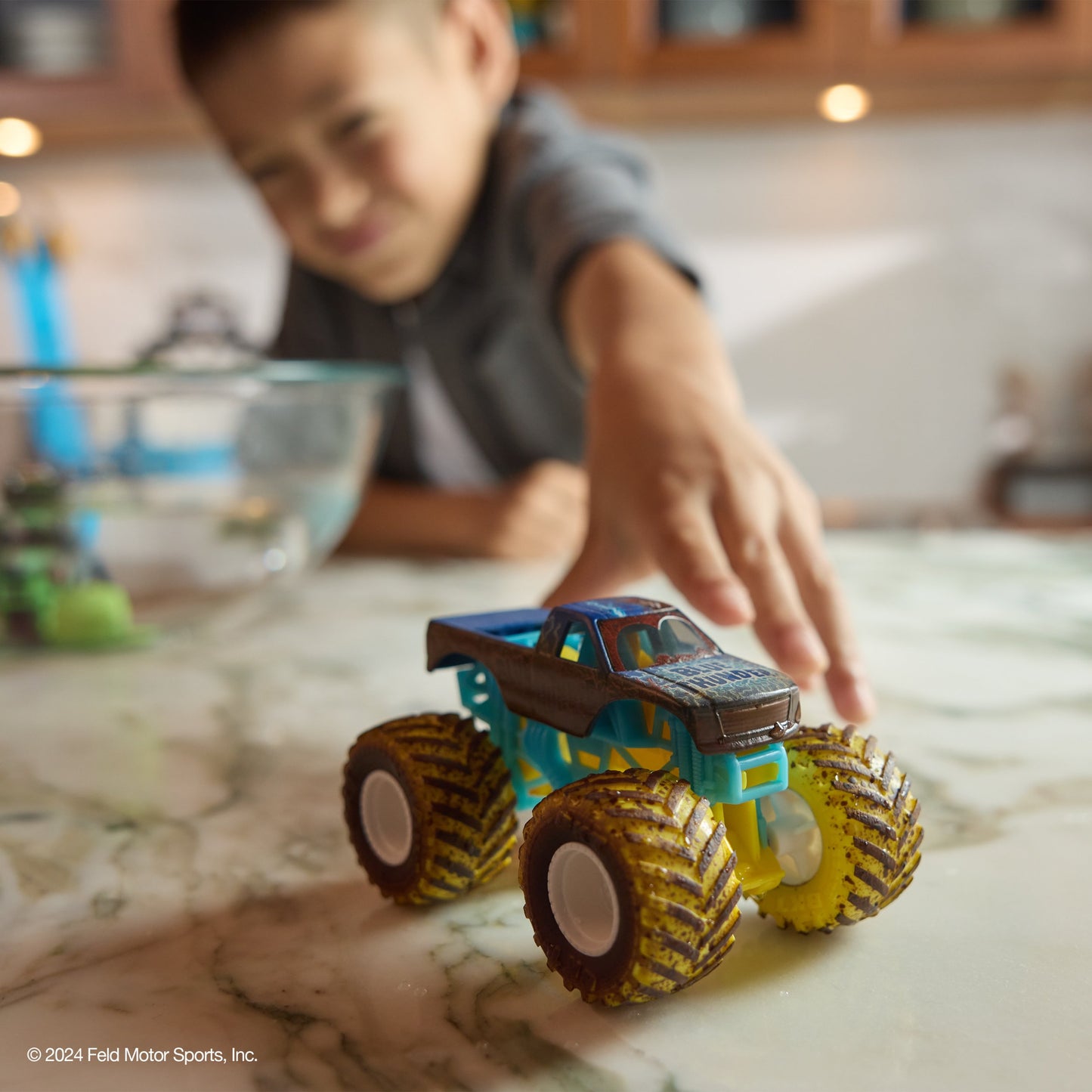Monster Jam Mud Blasters Blue Thunder Truck