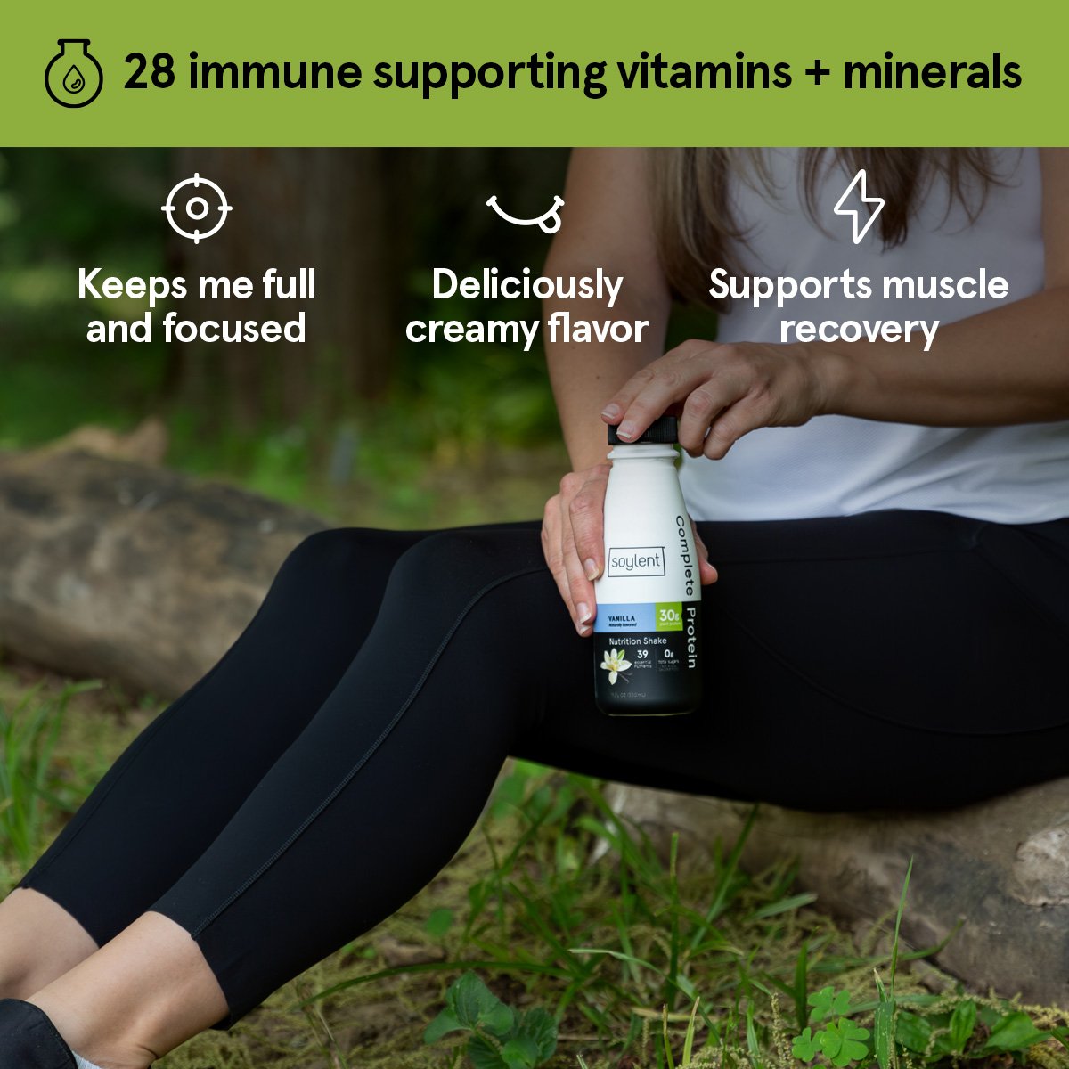 Soylent Complete Protein Nutrition Shake - Vanilla