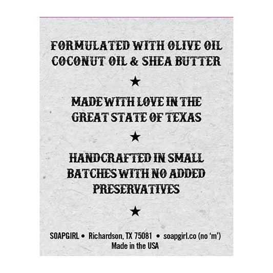 Soapgirl Bar Soap - Texas Sage