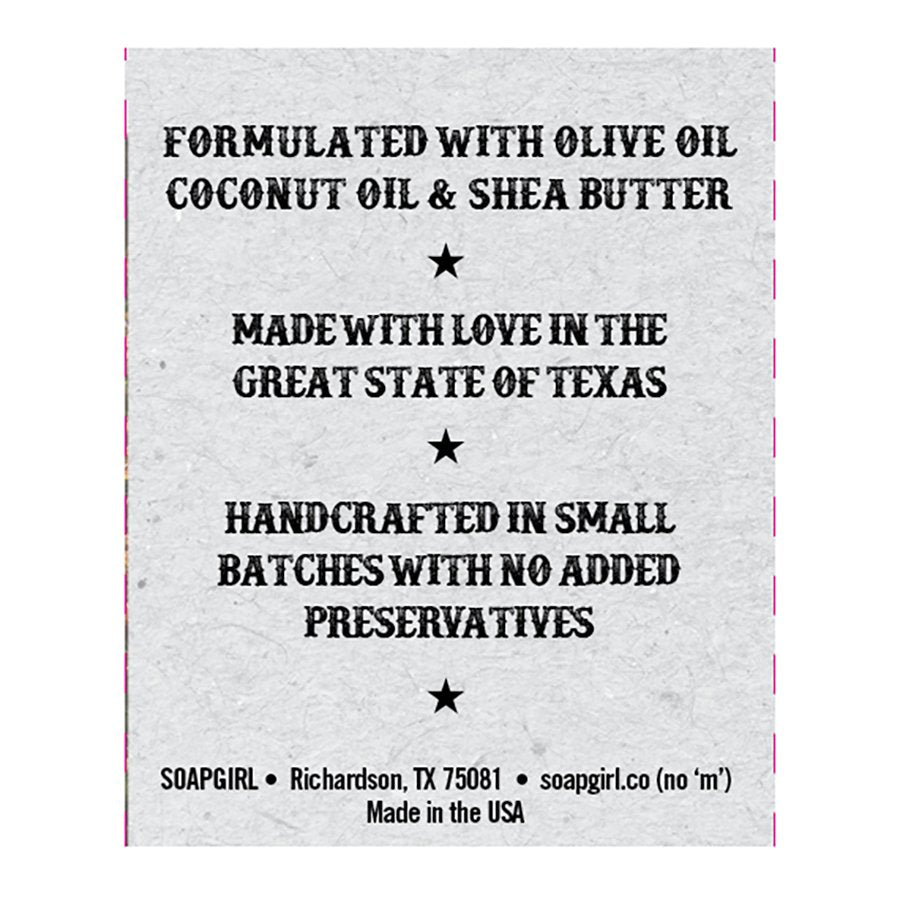Soapgirl Bar Soap - Texas Wildflower