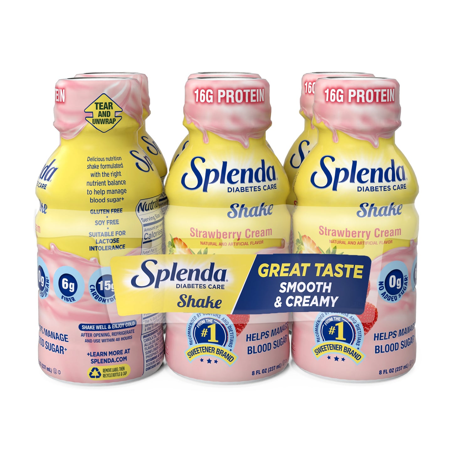 Splenda Diabetes Care Shake - Strawberry Cream