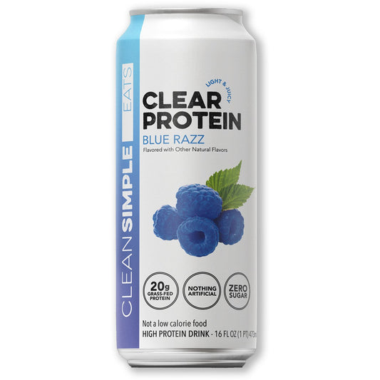 Clean Simple Eats Clear 20g Protein Drink - Blue Razz