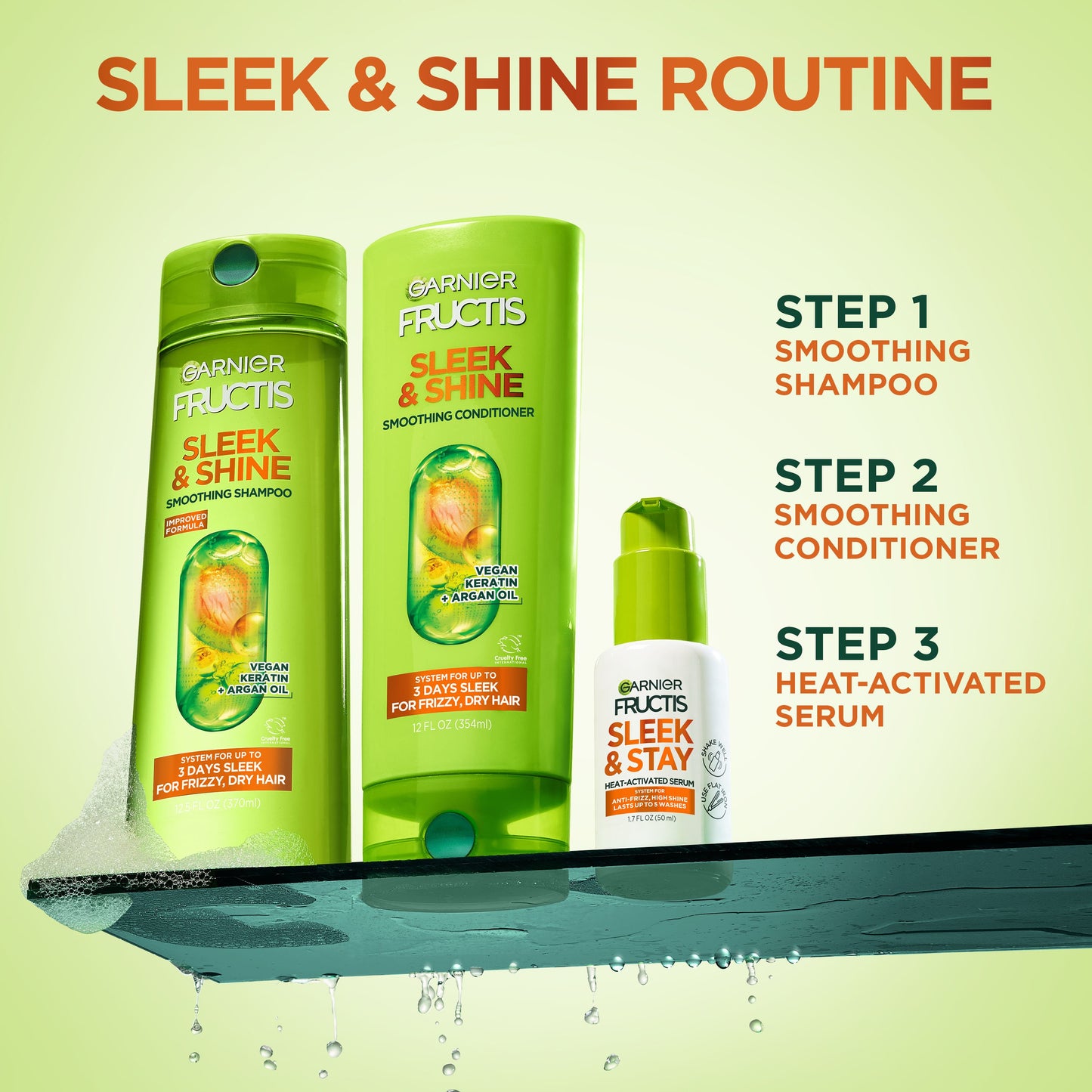 Fructis Sleek & Stay Sleek & Stay Leave-In Serum