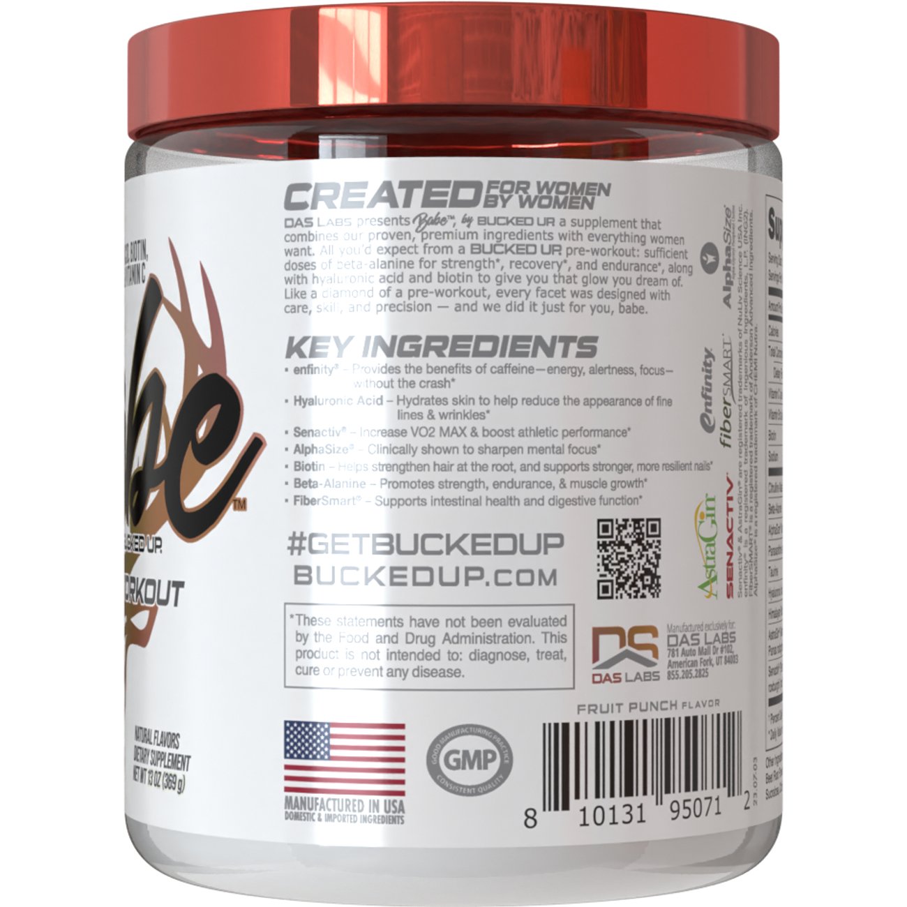 Bucked Up Babe Pre-Workout - Fruit Punch