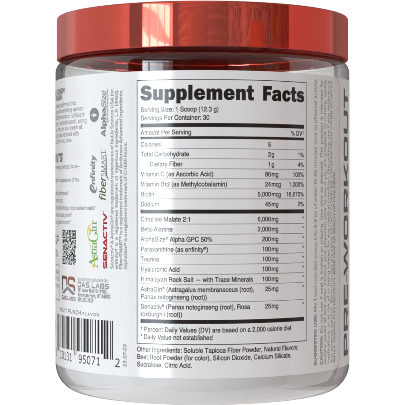 Bucked Up Babe Pre-Workout - Fruit Punch